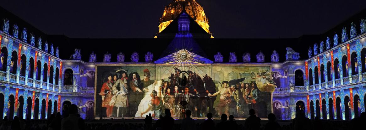 Night at the Invalides; an enchanted evening
